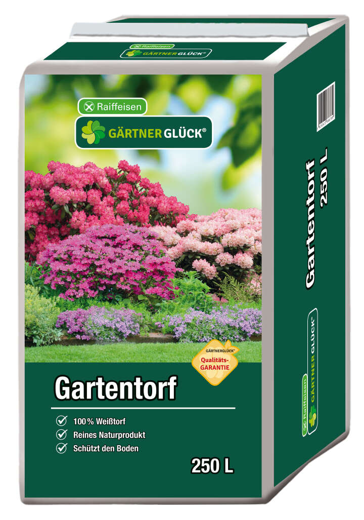 GÄRTNERGLÜCK Torf 250 Liter raiffeisenmarkt.de